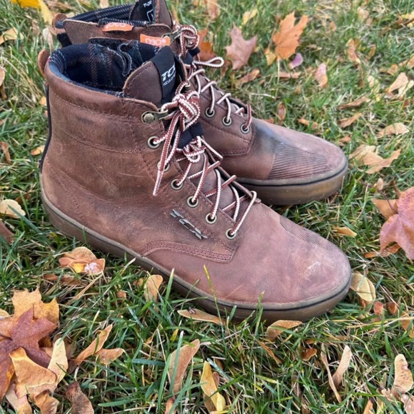 TCX Men's Brown Leather Riding Boots - Picture 3 of 5